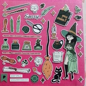 Witch Sticker Lot From Pipsticks! 🎃